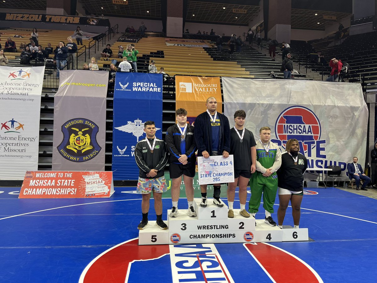 Callen Smithpeter-4th place at 285 pounds