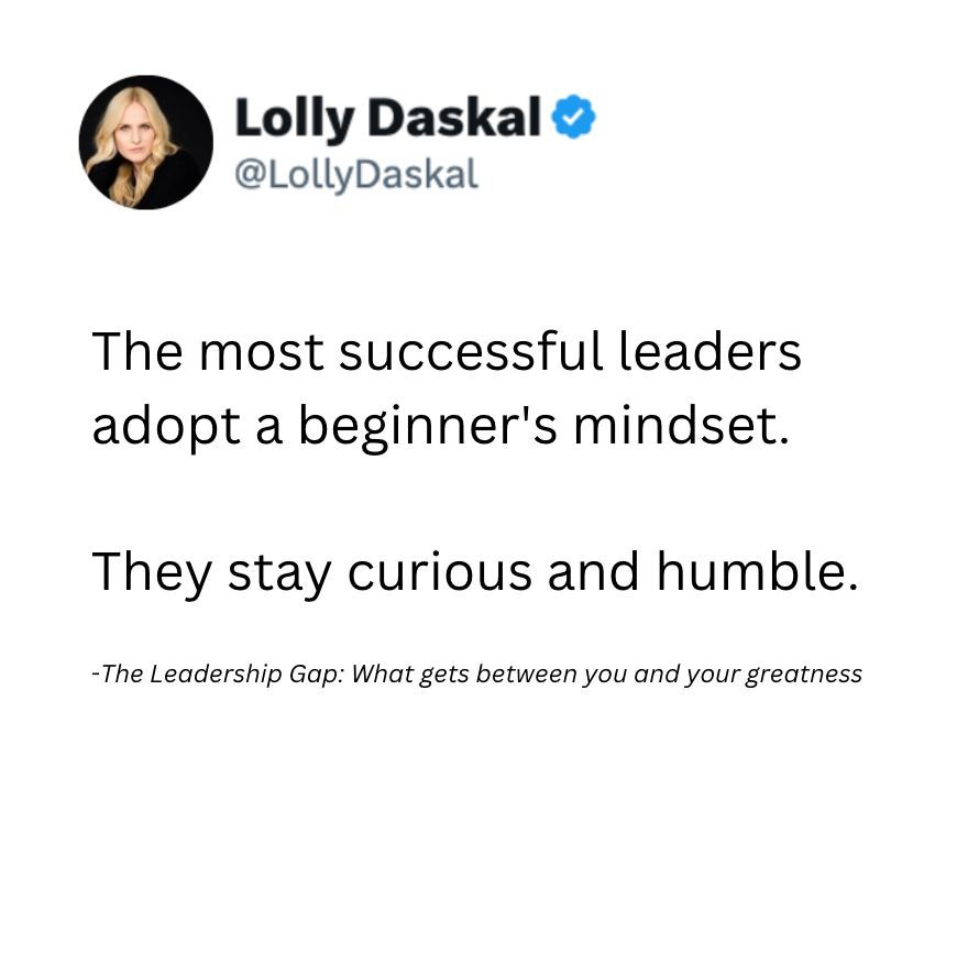 Lolly Daskal (@lollydaskal) on Twitter photo 