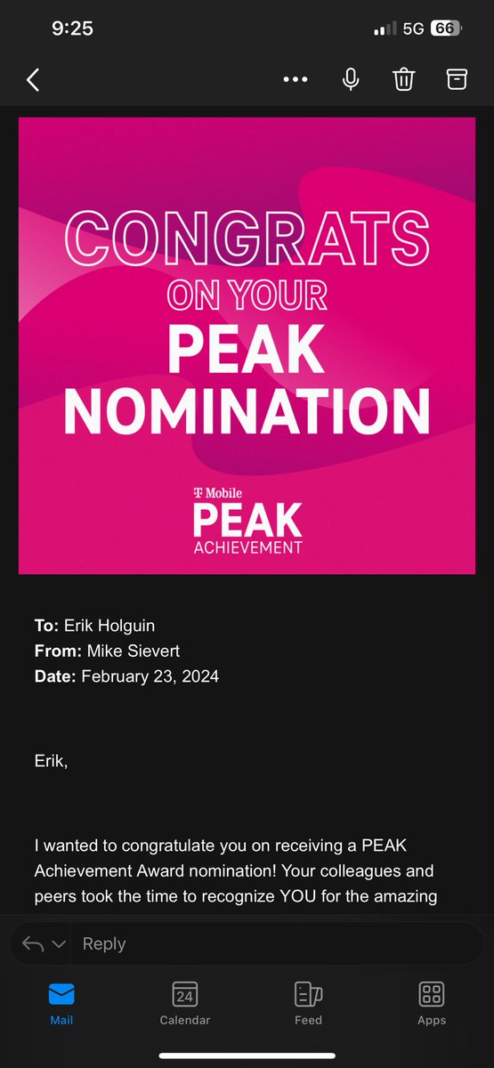 Proud moment! So glad to be apart of T-Mobile’s SMRA front line retail. Special things happen in North Texas SMRA! #Midlo #CashFloW