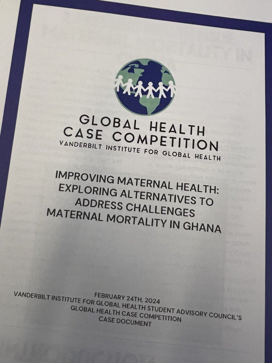 mariehmartin1's tweet photo. Congrats to the @VanderbiltU participants in the 13th annual @vuglobalhealth VIGH #GlobalHealth Case Competition, especially the winning team who competes at @EmoryUniversity next month! You give me hope for the future! @VUHealthPol #VandyMPH @VUMC_IMPH @VUmedicine https://t.co/tCZE6RVgg0