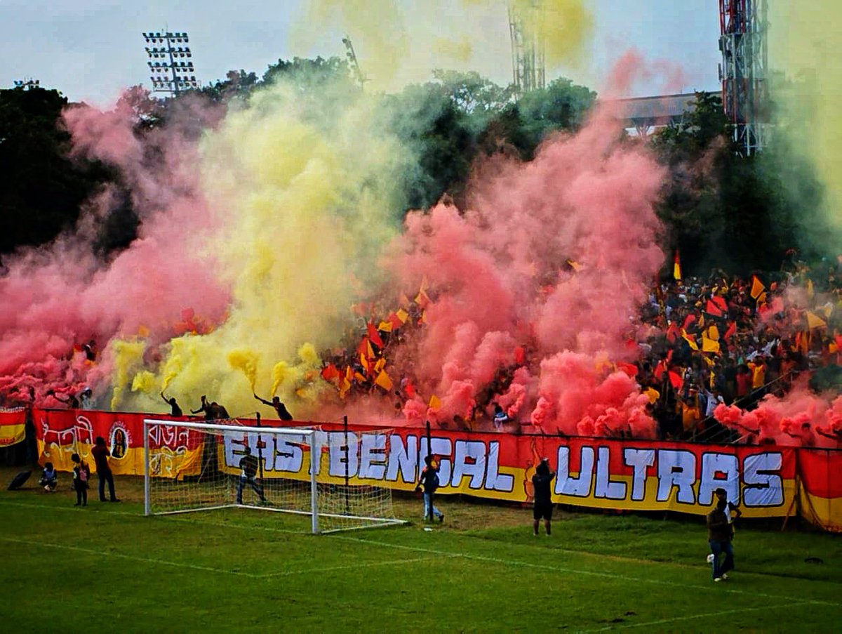 They promoted Ultras culture in South Asia like nobody else ever could! ❤️💛

10th Anniversary of @ebultras1920 👏

#JoyEastBengal #EastBengalUltras #EastBengalFC #IndianFootball #BangalBrigade
