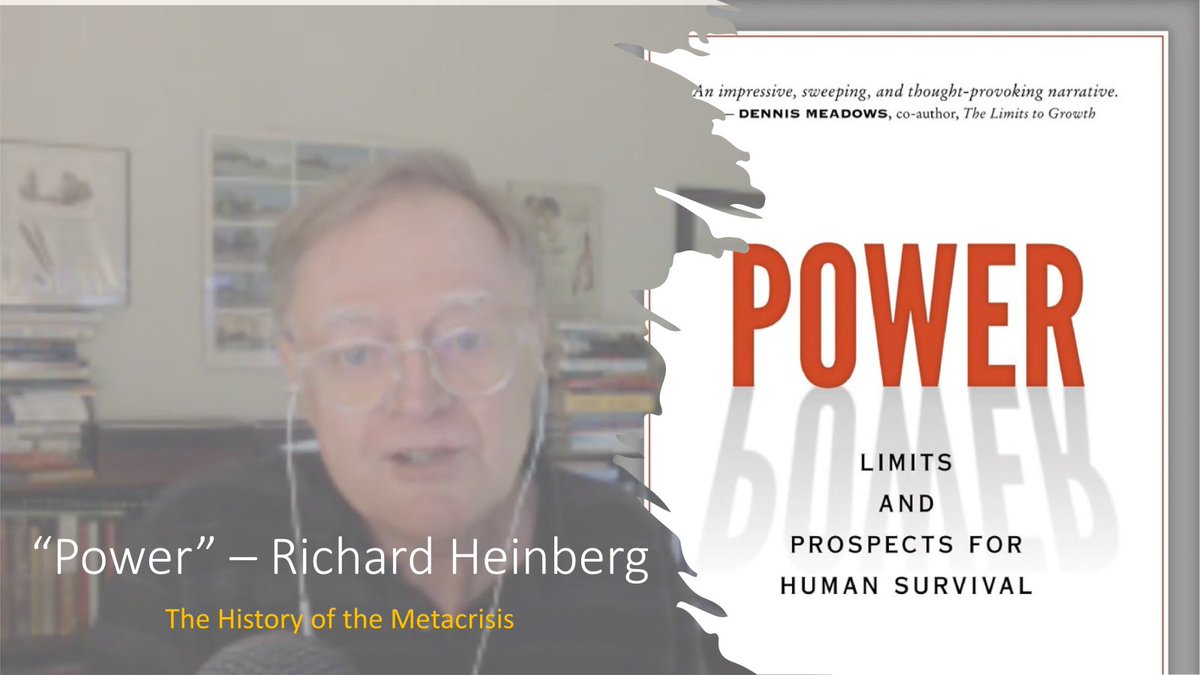 @richardheinberg I have uploaded our discussion for 'The History of the Metacrisis' to my YouTube channel. You can access it here: youtube.com/watch?v=WepK5I… Thank you once more for your participation in my podcast. We must definitely have a Round Two so we discuss 'The Great