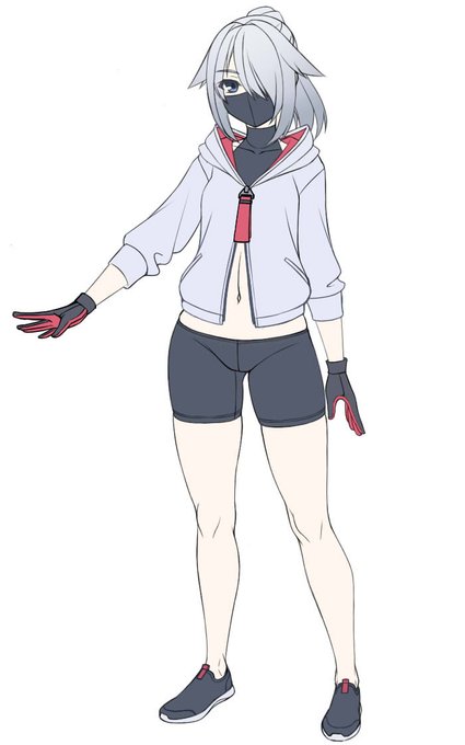 2年前に描いた立ち絵に手を加えて改良しました #OC 