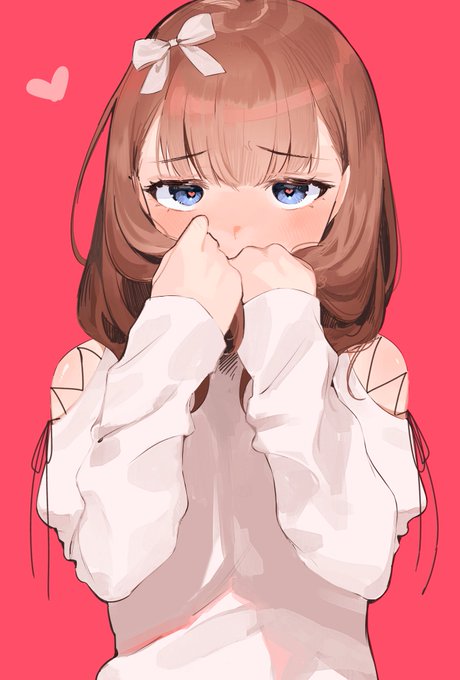 「女の子 口隠し」のTwitter画像/イラスト(新着)