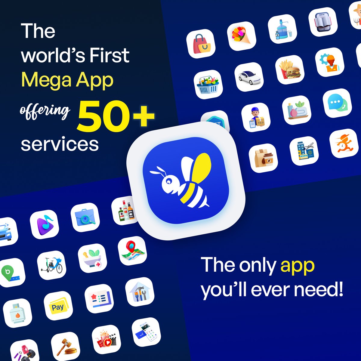 Beeda_Mega_App's tweet photo. Beeda is the only app you’ll ever need!
Explore 50+ solutions including #food delivery, e-commerce, digital #business cards, #groceries, real estate, and more with #Beeda.
Learn more at: https://t.co/HlgVGjOgf3
#MegaApp #worldfirstmegaapp #everythingmegaapp https://t.co/hLAndYaKK5