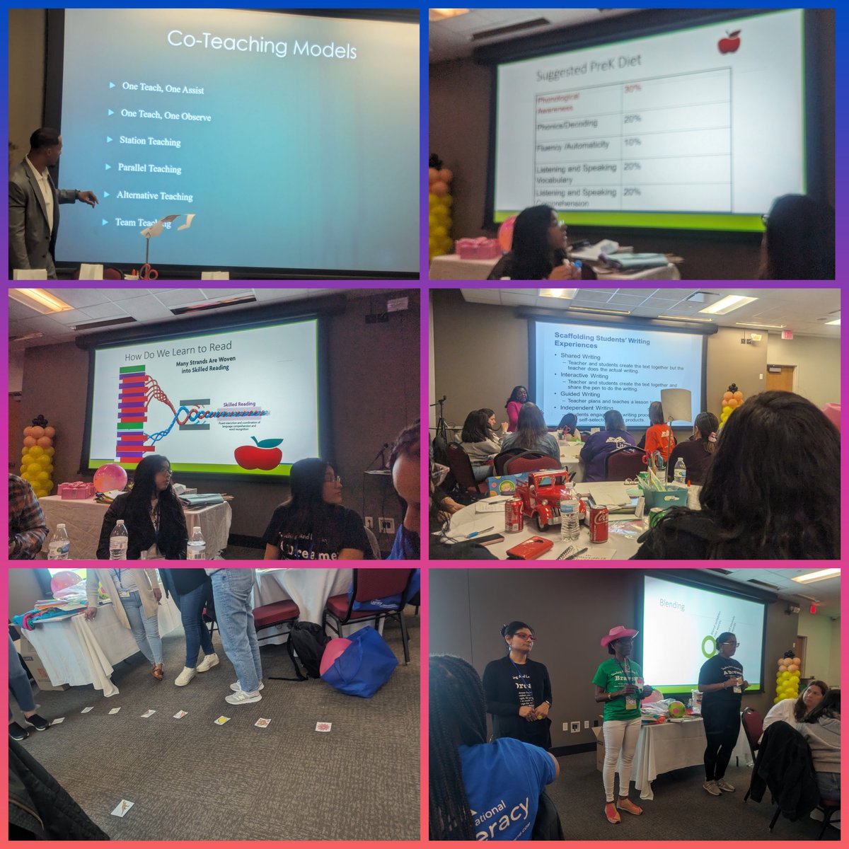 What a great way to spend a Saturday!!! Soooo many take aways! We are excited to share what we experienced with our Pre-K Teachers and Paras. Get ready for the Week of the Young Child event in April! #Pre-KTeam #READMarkably Lit Early Childhood Conference