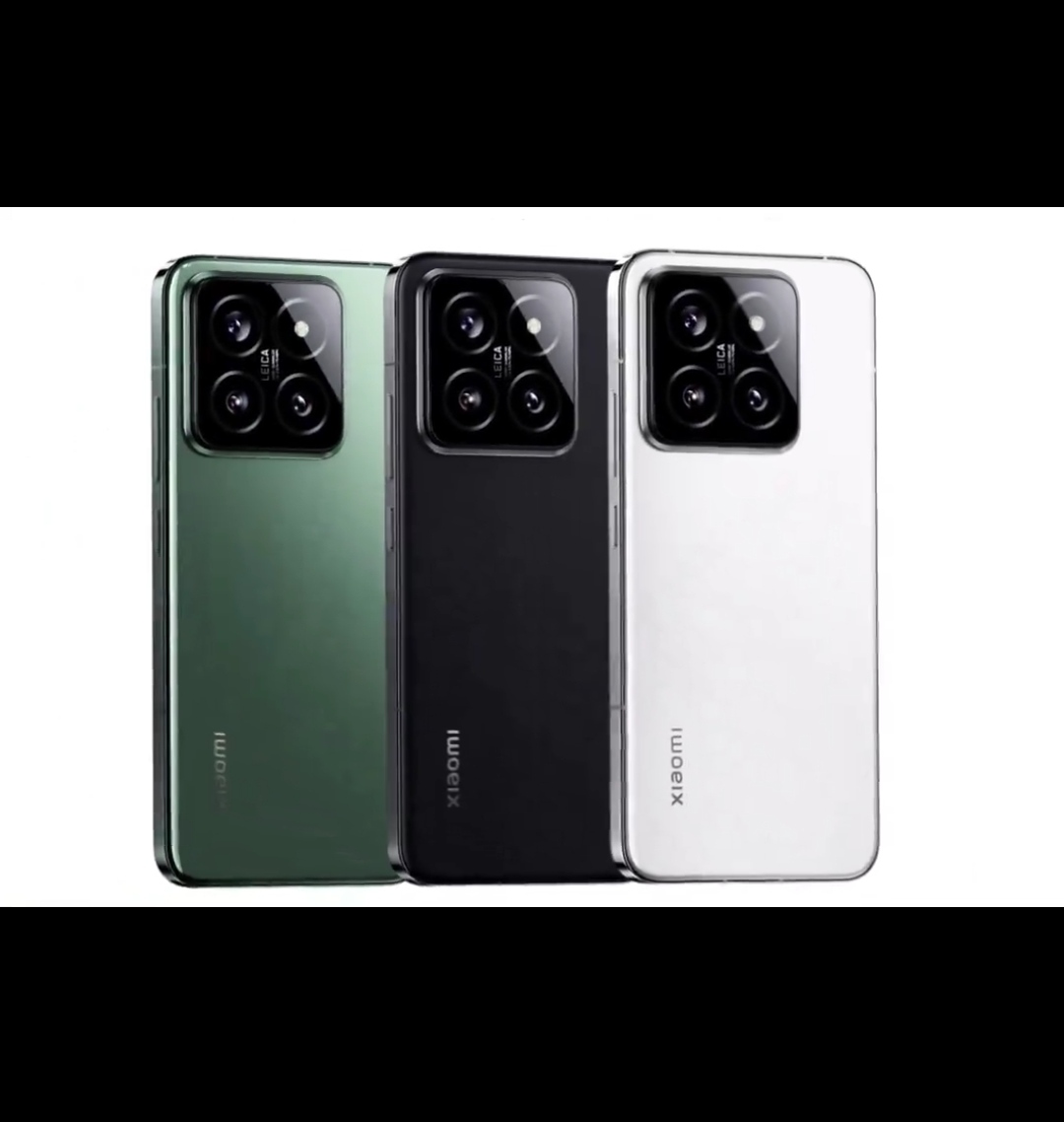 Xiaomi 14 Color options for India & Global markets

Black, Green & White color options.

#Xiaomi14 #XiaomixLeica
#Xiaomi14Series #XiaomiHyperOS 
#XiaomiLaunch #SeeInNewLight #LensToLegend