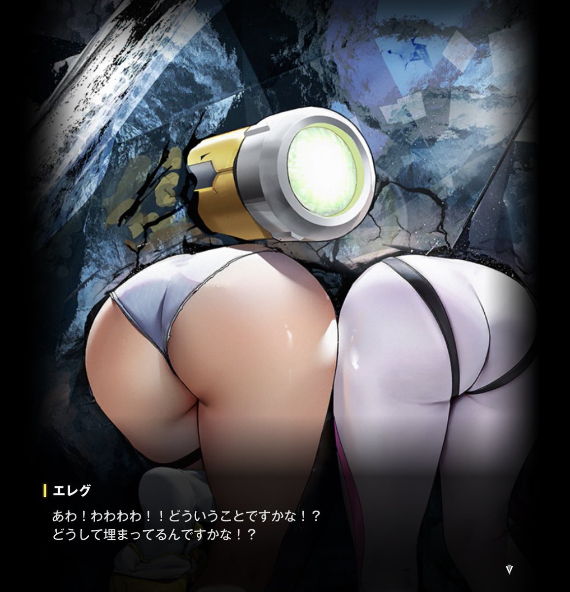 NIKKEの新チャプター進めてたらめっちゃエッなシーンが出てきた(о'∀`о) 