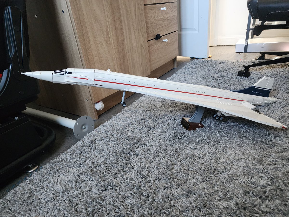 When you finally finish your massive concord Lego build!