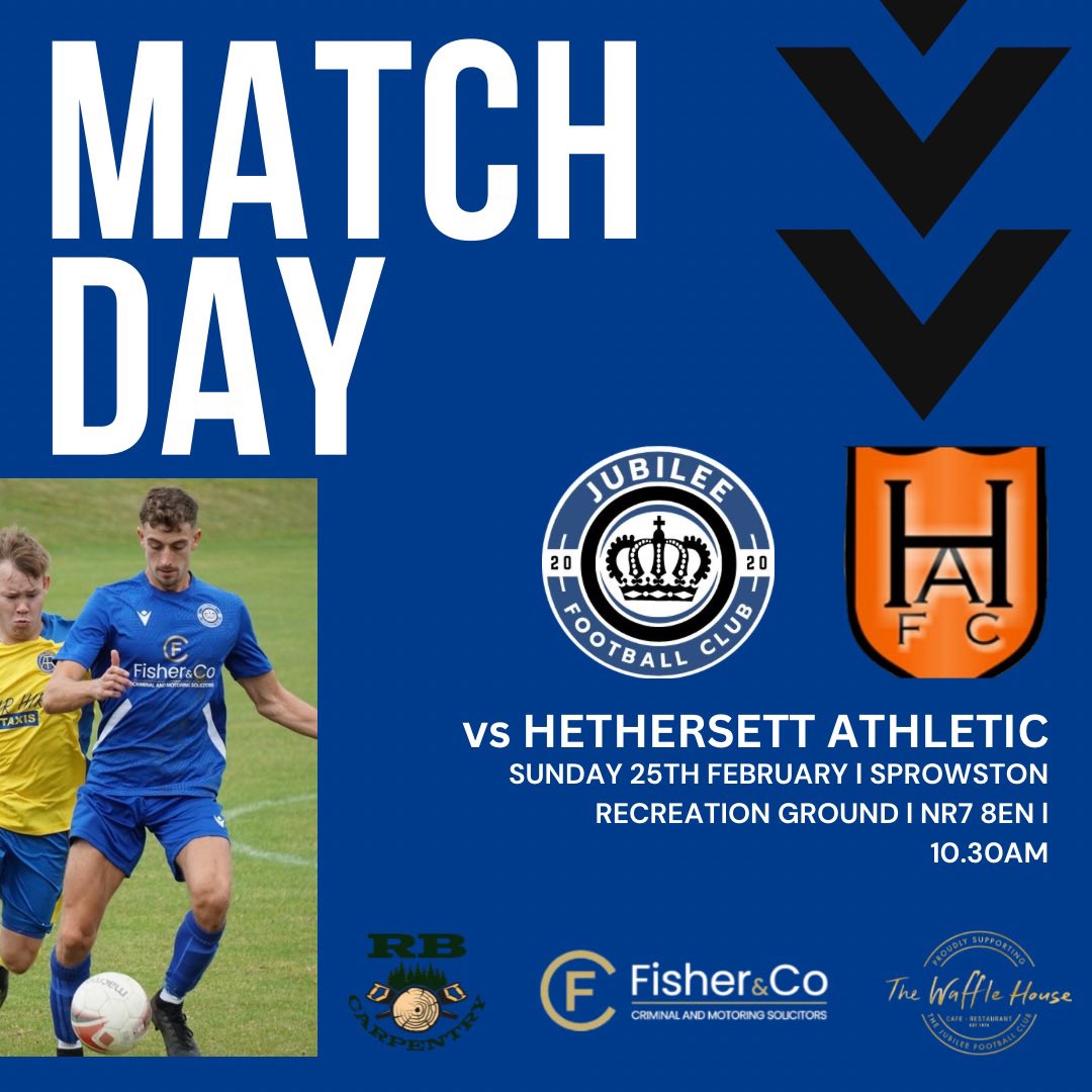 🔵⚫️ MATCHDAY ⚫️🔵 After two failed attempts, the lads are back at home as we welcome @FcSweeders in the quarter-finals of the @NCFACountyCups Senior Cup 10.30KO. #UTJ