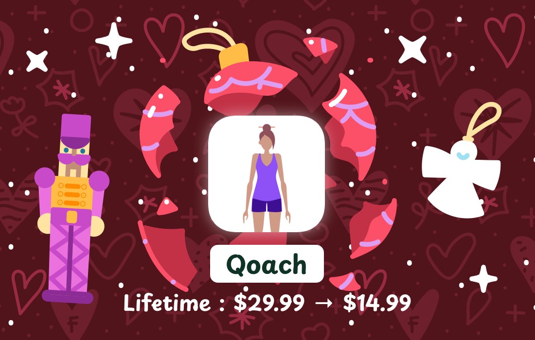 💘2️⃣5️⃣💘

Get in shape for 2024! 🏋🏻✨

Developed hand in hand with a qualified training coach, Qoach offers multiple programs to train your whole body, no equipment needed! 🫀💪

By <a href="/alexiscreuzot/">Alexis Creuzot</a> 

👉 apps.apple.com/us/app/qoach-f…