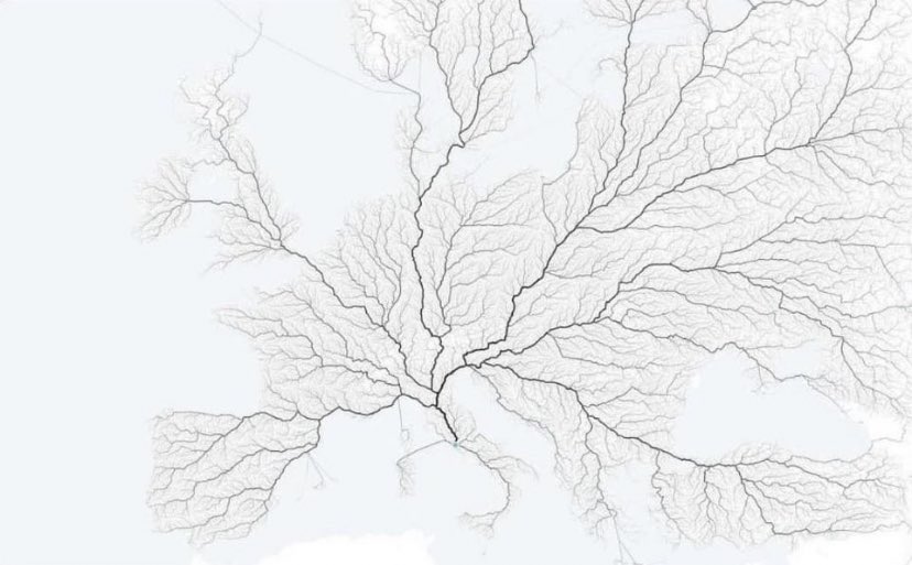 All roads lead to Rome: These are 486,713 routes to Rome.