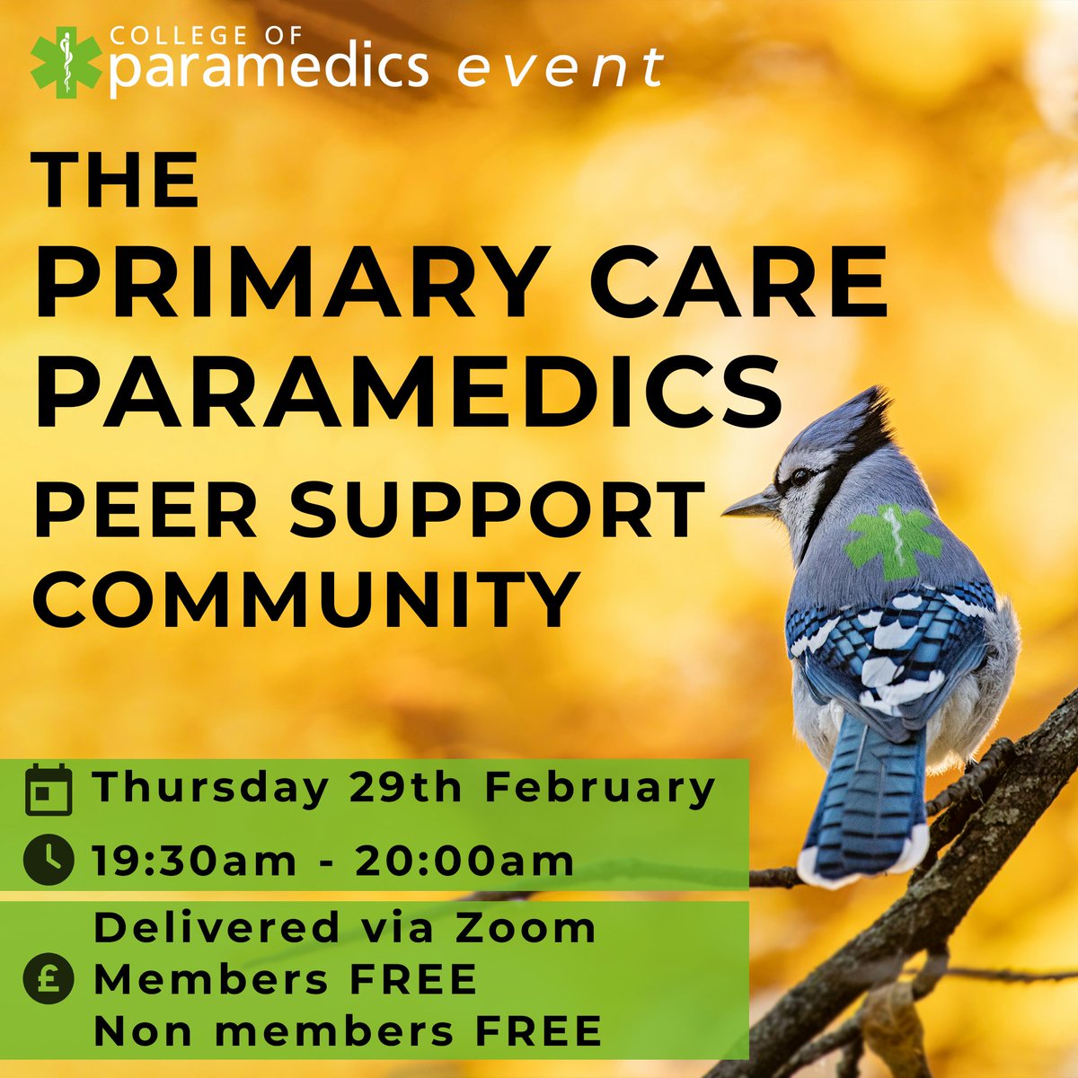 We are very excited to announce the College of Paramedics has created a Community of Practice for Primary Care Paramedics with funding support for the set-up from NHS England 💚 You can find more info and book here 👉 bit.ly/3uBpE6K #ParamedicsUK