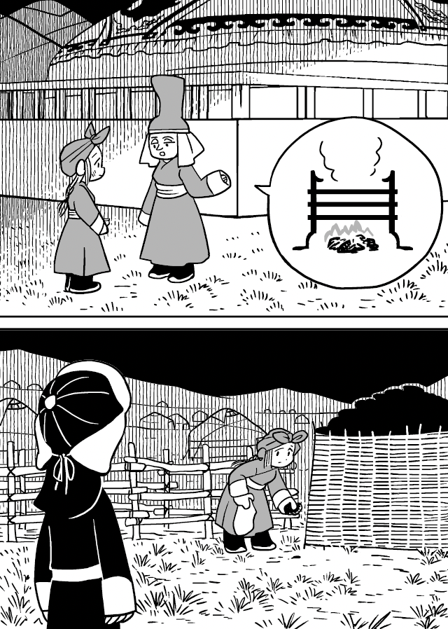 #27 天幕のジャードゥーガル | Souffle(スーフル) https://t.co/mpvXI66M91
27話が公開されました。よろしくお願いします。
26話も本日いっぱい読めます👇
https://t.co/gPOZ8B6S9M
この黒いのは燃料に使われる家畜の糞です(乾いているため臭いもなくよく燃える)
#天幕のジャードゥーガル