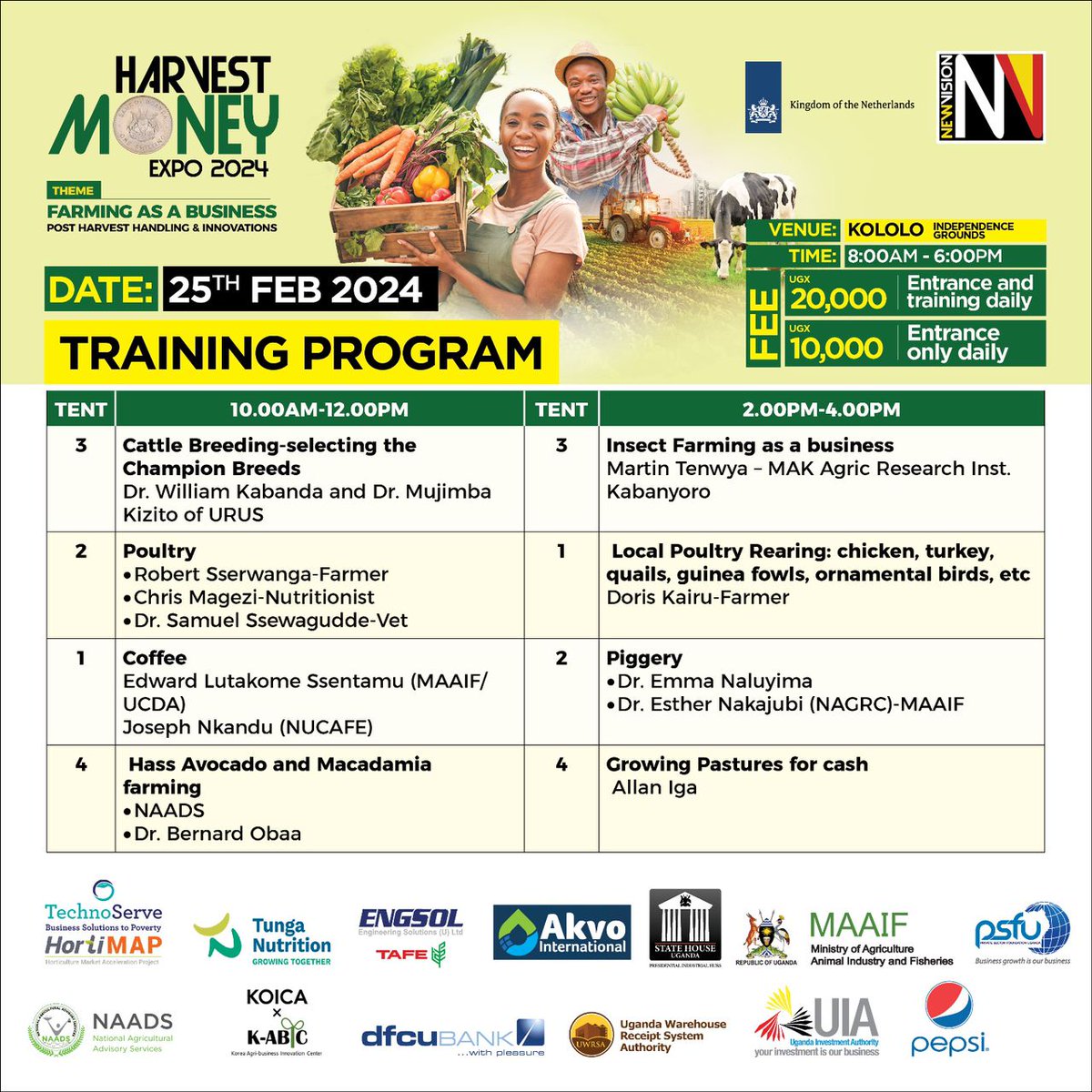 📌 𝐃𝐚𝐲 𝐭𝐡𝐫𝐞𝐞 𝐨𝐟 𝐭𝐡𝐞 #𝐇𝐚𝐫𝐯𝐞𝐬𝐭𝐌𝐨𝐧𝐞𝐲𝐄𝐱𝐩𝐨

Hey 👋🏾

If you haven't attended this year's #HarvestMoneyExpo, we have one more day for you to come through. And also, very educative and informative training sessions. #VisionUpdates 

Here is the day's