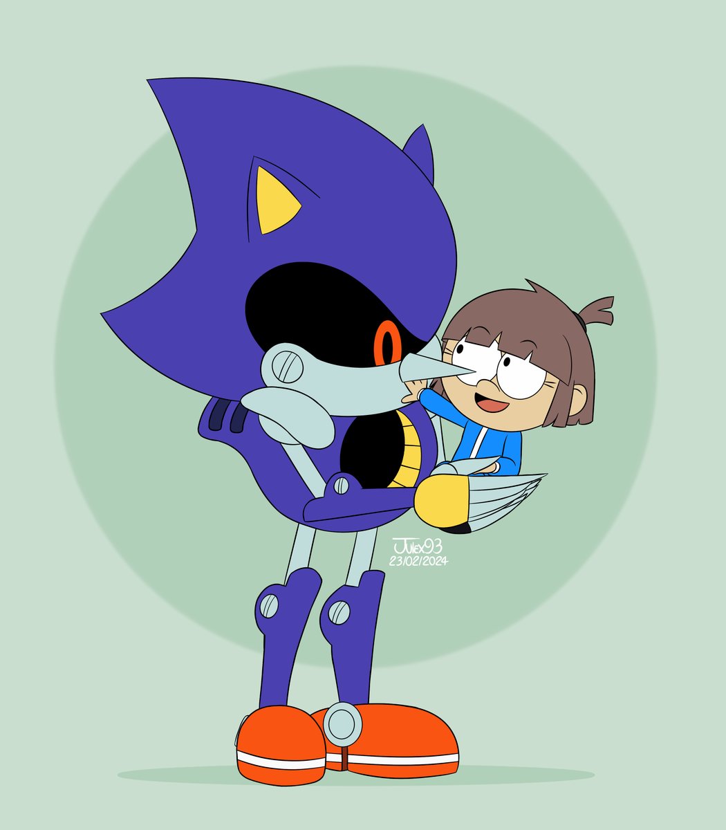 A commission of Metal Sonic and Lulu Loud, OC Sin kid daughter Lisacoln created by Adullperson

#commission #commissionart #metalsonic #originalcharacter #sinkid #lululoud #myart #myartwork #julex93drawings #julex93