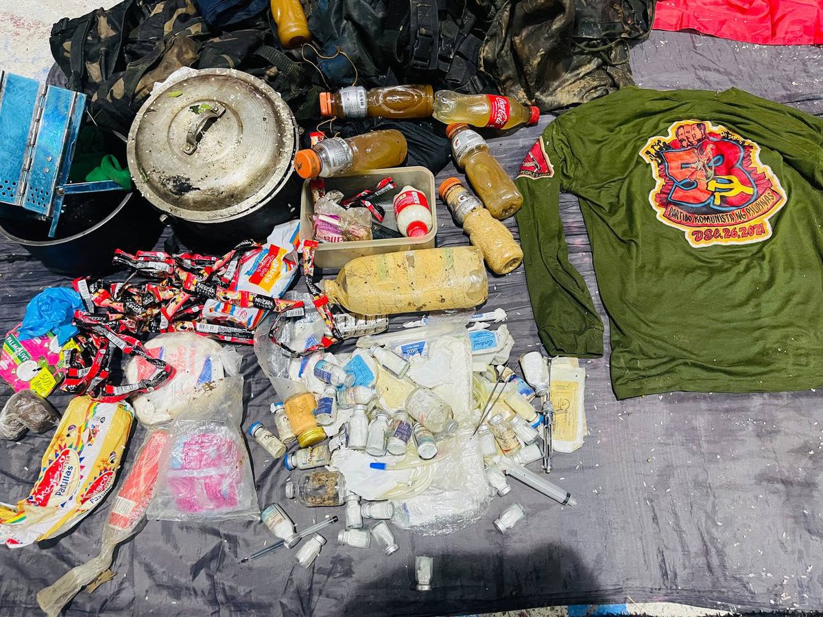 MatatagTwenty9's tweet photo. One CNT Dead, One High-Powered firearm and War Materials Seize in AgNor Clash

One (1) high-powered firearm and various war materials were captured by the combined troops of the 29th and 30th Infantry Battalion in a clash at Brgy Concepcion, Cabadbaran City, AgNor https://t.co/7XX8490y6r