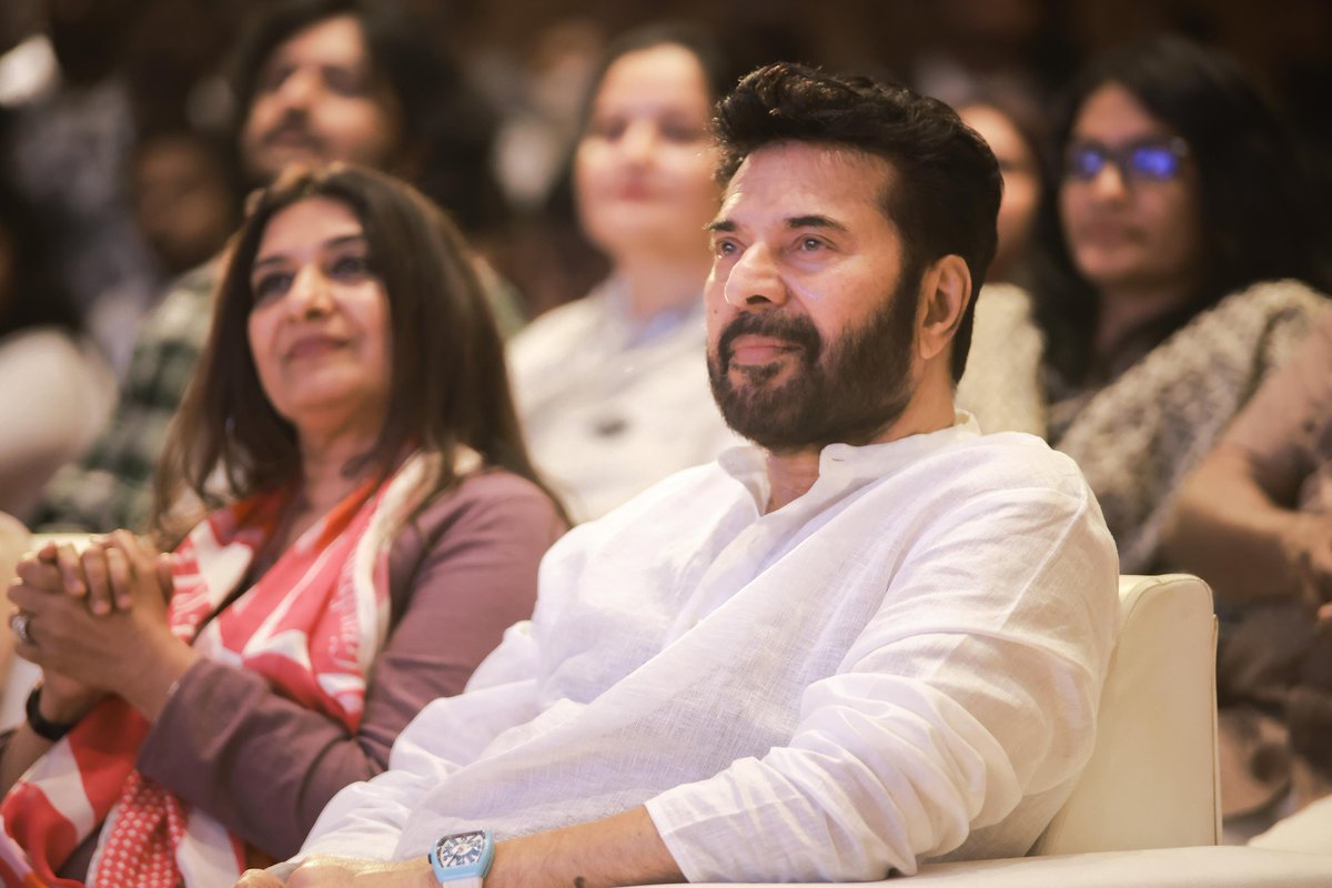 mammukka's tweet photo. #KannurSquad and #KaathalTheCore Success Celebration 😊 https://t.co/XBCp9qEM1u