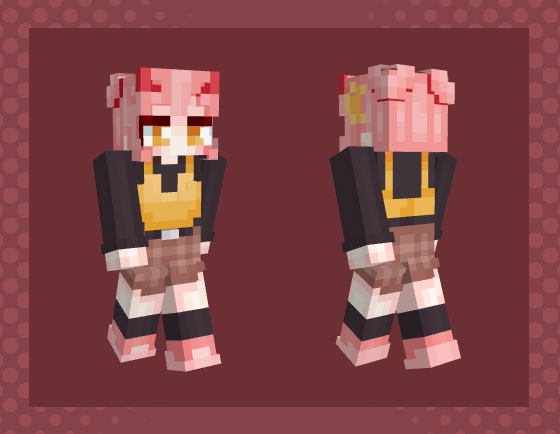 ignEmii's tweet photo. minecraft skin i made a while ago for my beloved @xBeanie ๐ซถ๐ธ
#beanillust https://t.co/DCReqAO2cM