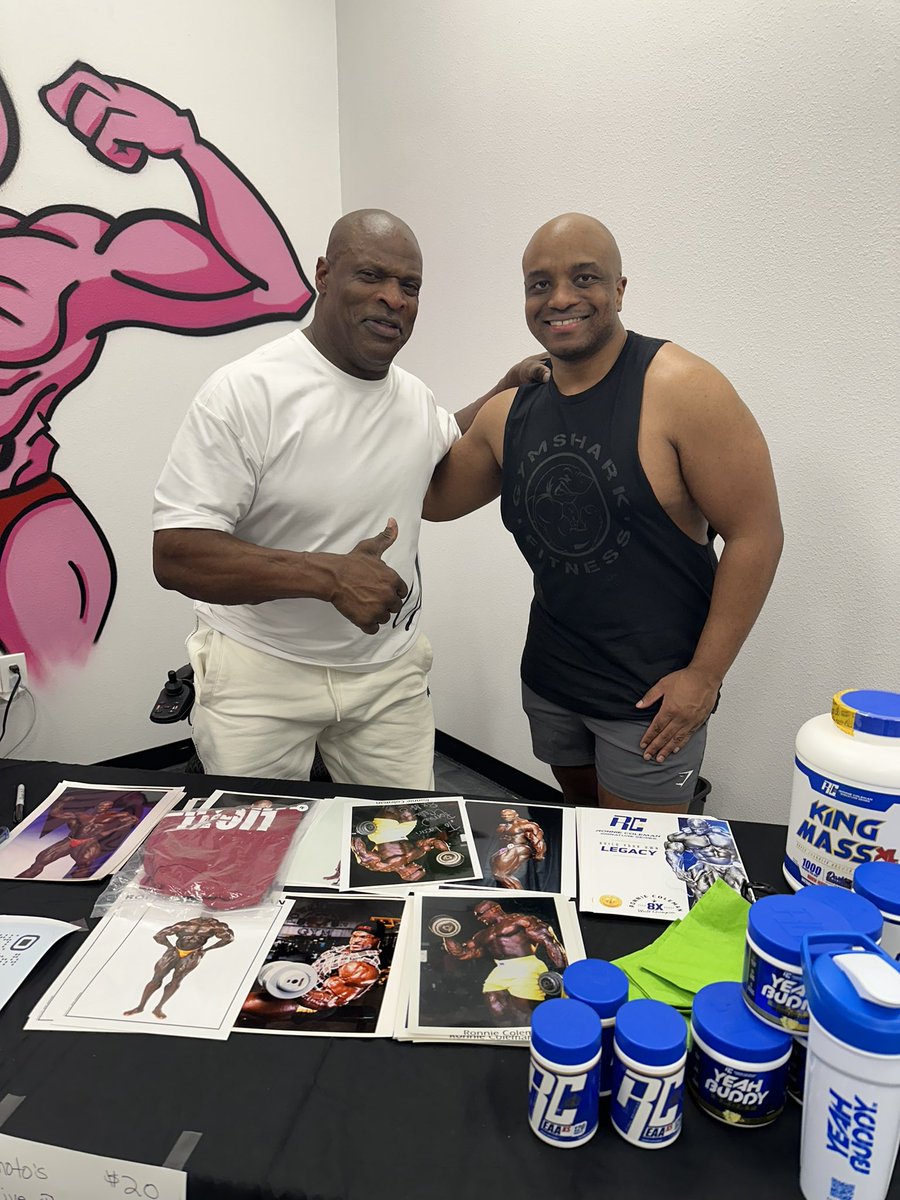 Never thought I’d get to train with the legend Ronnie Coleman!