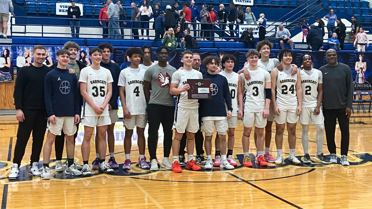 CoachStogsdill's tweet photo. ‼️A GREAT TEAM EFFORT TONIGHT‼️
We get to practice another week!!!! 🏀 #Sweet16 
Very Happy for this group of guys. Especially our 5 seniors. 
#TogetherSaberStrong https://t.co/oMgBGTcpbH