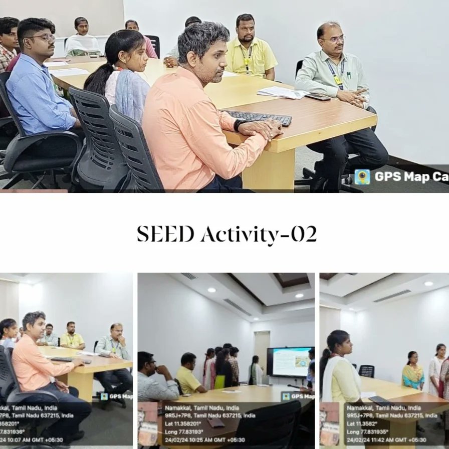 ksrietofficial's tweet photo. KSRIET along with the SEED& IIIC and CDC, in collaboration with the CSDG, is organized SEED Activity-02 titled "Innovation Unveiled: Students and Mentors Present Industry-Driven Problem Statements."
#seed #WeLoveKSR #ksrei #iic #shanmugamp #arunaperumal #karthikeyan #csdg https://t.co/hdSnJSnXDA