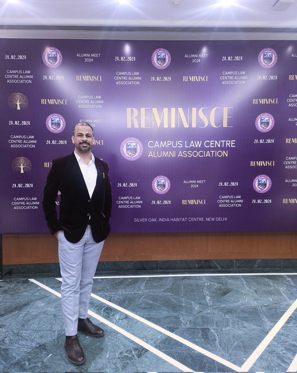 AdvLalitKumar5's tweet image. Campus Law Centre Alumni Meet 2024.
#campuslawcentre #delhiuniversity #delhihighcourt #supremecourtofindia #lawywrslife #lawyer @lalit_kumar_advocate #mylawyer #bestlawyers #solegal #indianlawyer #myadvocate #bestadvocate #livelaw #livelawhindi #barandbench #vakil #vakilsahab