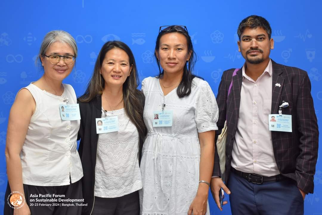 I had the opportunity to meet with all of them  in-person at the UN ESCAP, Bangkok. 
Everyone has a powerful story!  Which is motivated to me! 

#APFSD