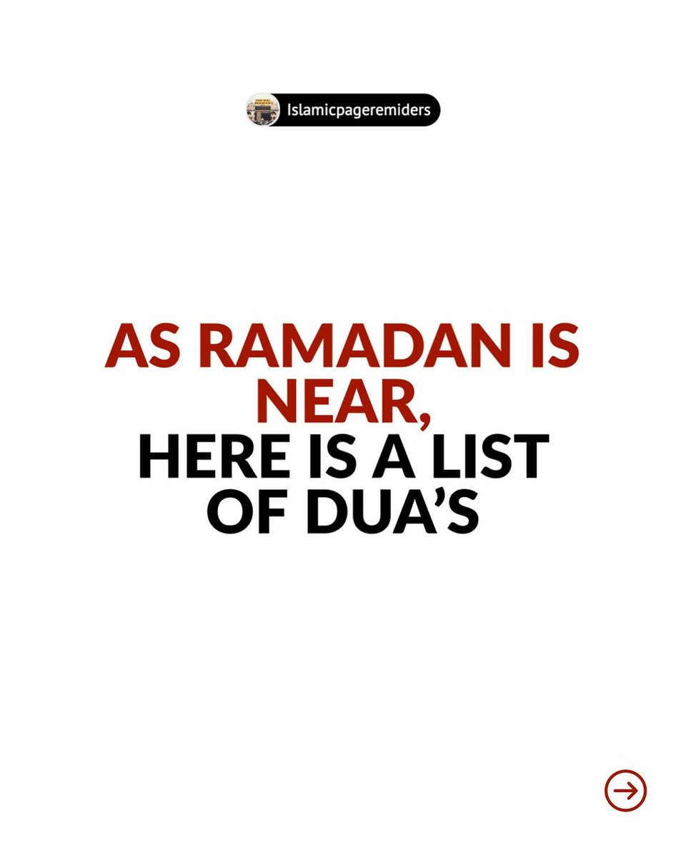 A List of Du'as to Memorise for Ramadān...

THREAD