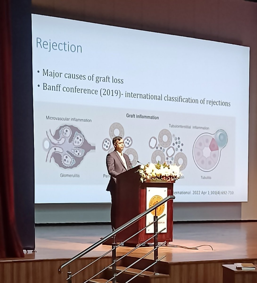 IndianRenal's tweet photo. @AdarshBarwad from AIIMS, New Delhi, providing detailed insights into microvascular inflammation in renal allograft biopsies.
#renalpathology #transplantpathology #microvascularinflammation #kidneypathology #ISRTP #ISRTPCON2024 https://t.co/9uGAnc295r