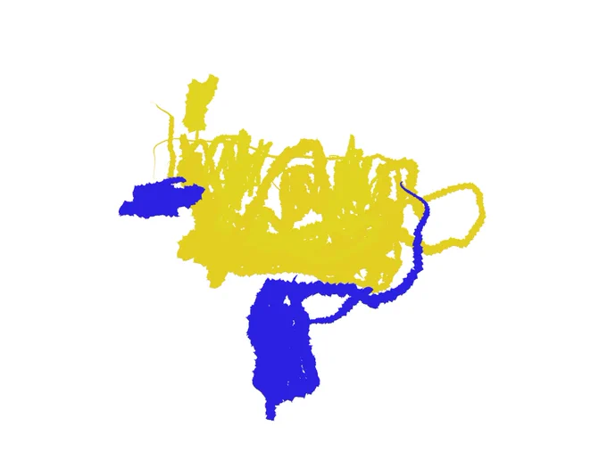 ぷにおが描いてくれたスプラシューター。 
