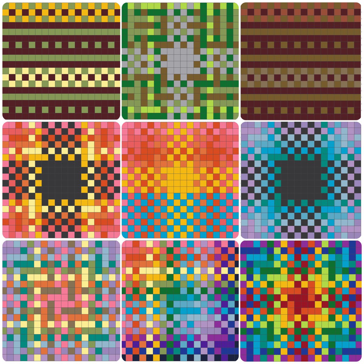 StudioFierro's tweet photo. Workin hard on some new potholder patterns ✨ https://t.co/6rtGA220a7