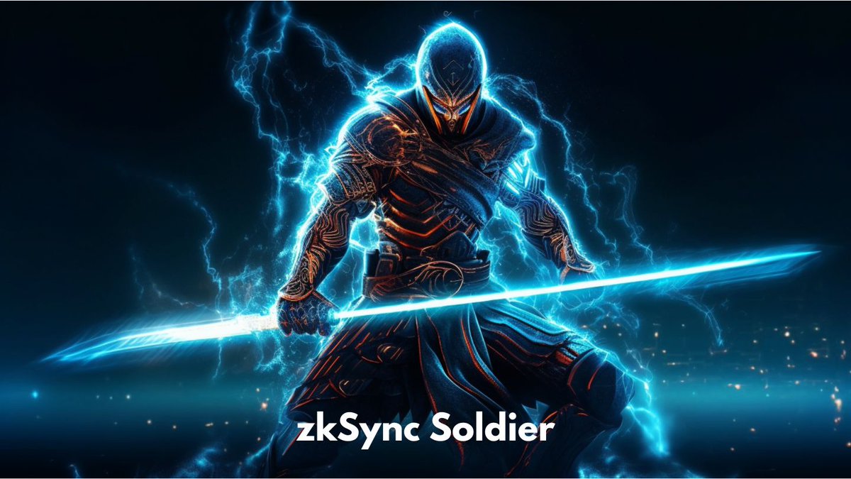 ⏰ New Free Mint incoming: zkSync Soldier Game NFT Free Mint starts in 3 days. For zkSync domain holders, ERC20 coin airdrop event is underway. 🚀 Mint Now: zns.is 🎁 10,000 ZNS to 30 people ✅ Follow, RT & Tag 3 & Address