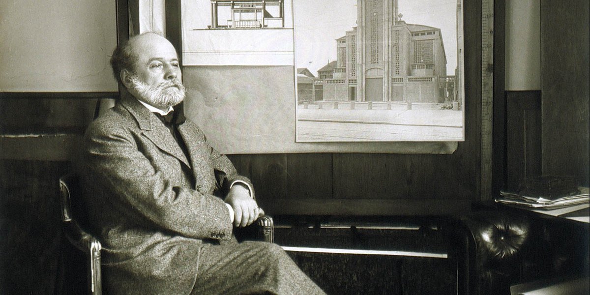 Citedelarchi's tweet image. « L’Architecture est l’Art d’organiser l’Espace. C’est par la Construction qu’il s’exprime », Auguste Perret
Nous célébrons aujourd’hui le 70e anniversaire du décès d’Auguste Perret, né le 12 février 1874 à Ixelles (Belgique) et mort le 25 février 1954 à Paris.
© Fonds Perret.