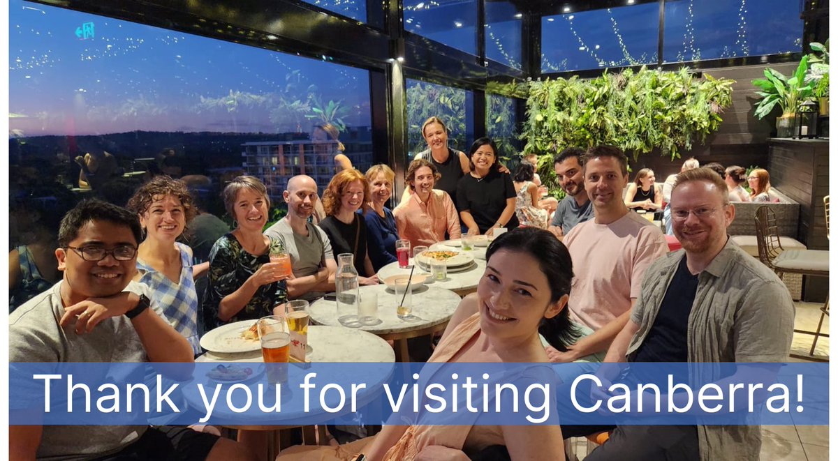 Last week, we said goodbye to our visiting researchers @FredericHanusch @kmelisaross and Prof Brigitte Geissel. Thank you for visiting @UniCanberra ✨ It was our pleasure to host your research stay (and social events in your honour 🦘)