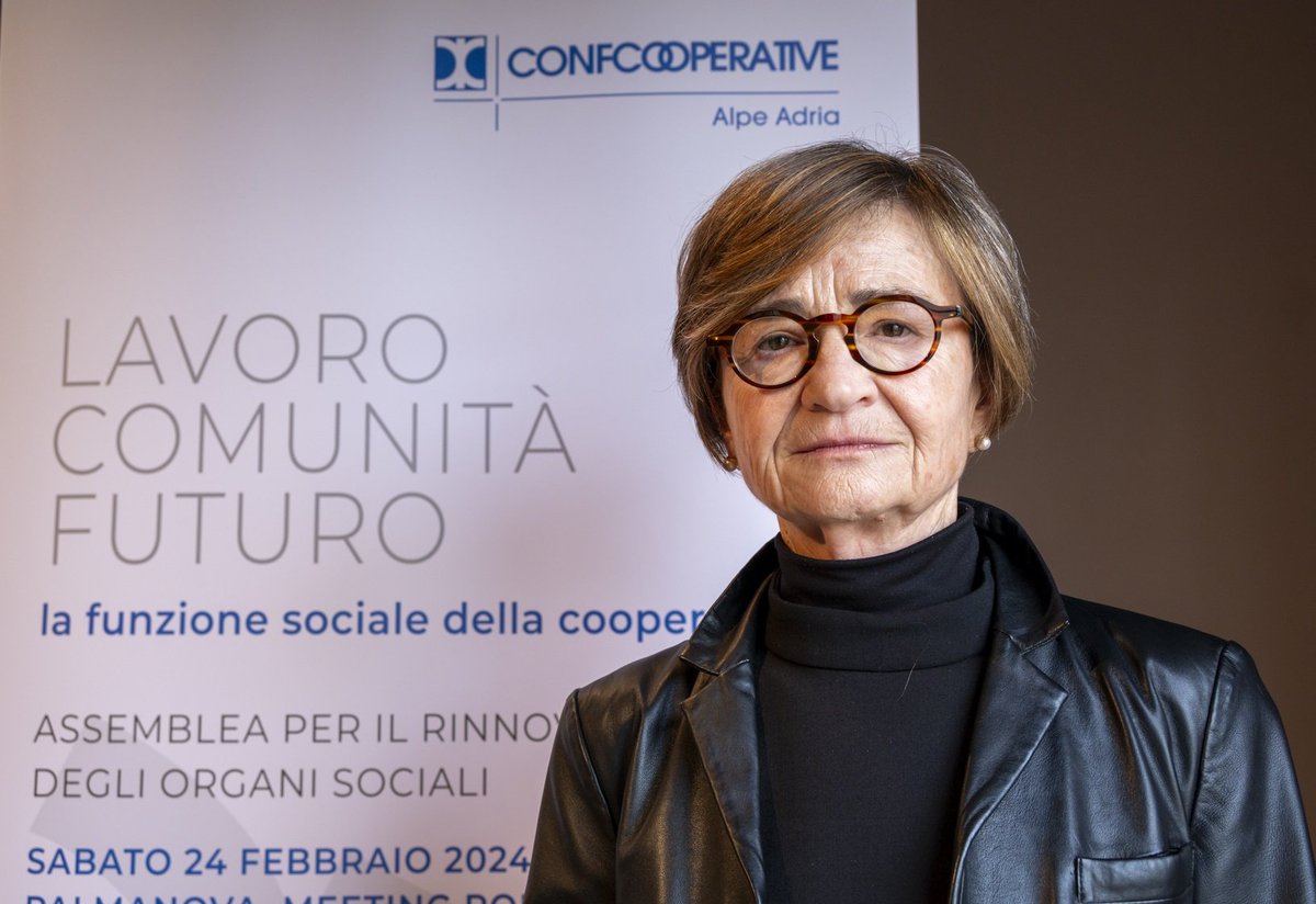 È Serena Mizzan la nuova presidente di Confcooperative Alpe Adria: si è svolta ieri infatti la prima delle due assemblee territoriali di Confcooperative in #friuliveneziagiulia (la prossima domani a Pordenone) che porteranno all' assemblea regionale del 16 marzo a Gorizia.