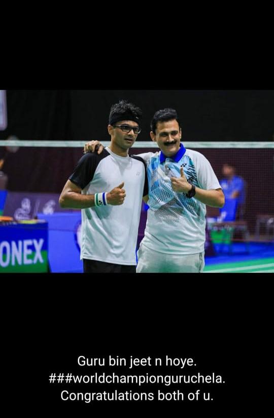 Shree Gaurav Khanna building champions on and off the field!  Para badminton World Championship 2024 
#worldchampionship2k24 #parabadminton #CoachGoals  #badmintonworldfederation