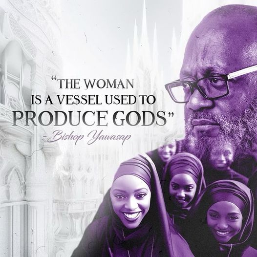 IUICVIRGINIA's tweet image. “The woman is a vessel used to produce Gods.” #Reproduce #Fruitful #Priests #gods #Kings #Rulers #IUIC #Israelites #BishopYawasap