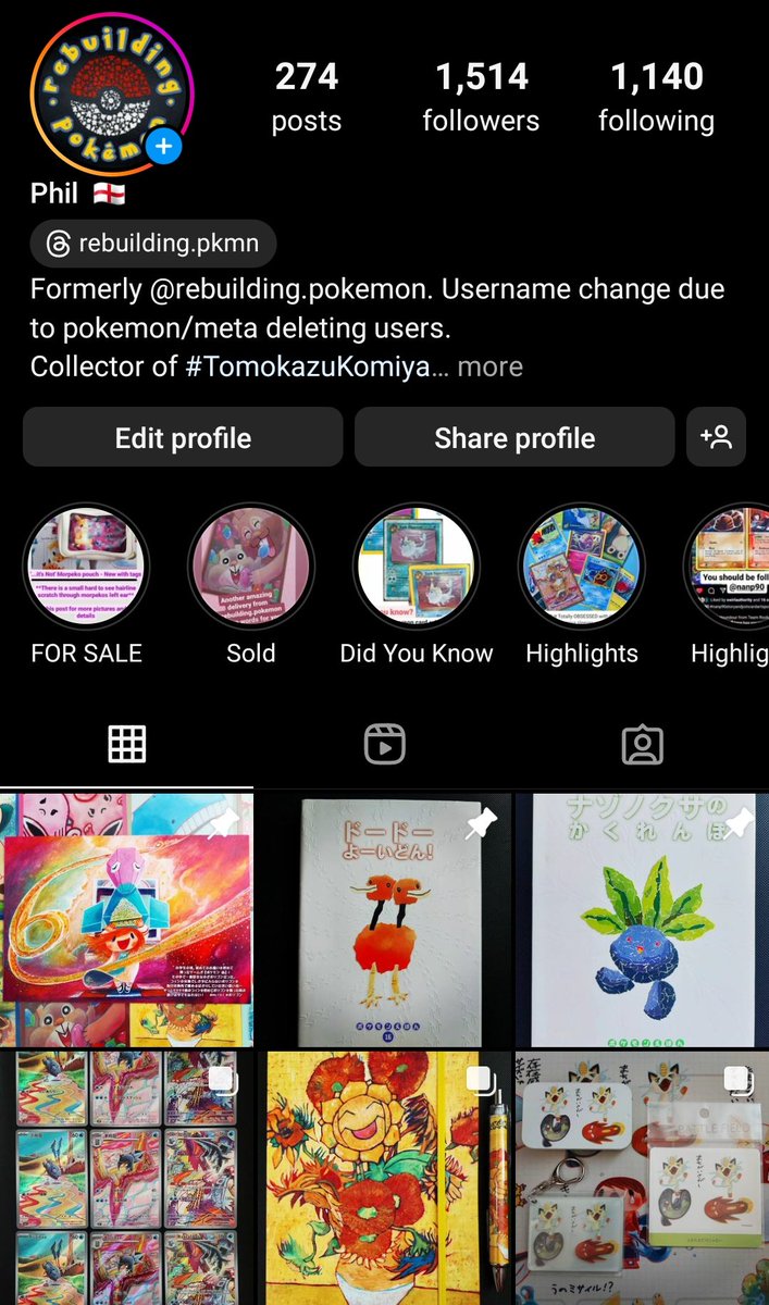 RebuildingPkmn2's tweet photo. FOR SALE: Complete set of 9 brand new &amp; pack fresh Tomokazu Komiya #Pokemon card sleeves

Tracked worldwide delivery available

These sleeves are available through my eBay page but I'm happy to offer a discount for direct purchases made through Instagram + PayPal

#TomokazuKomiya https://t.co/xXW5F8WqjL