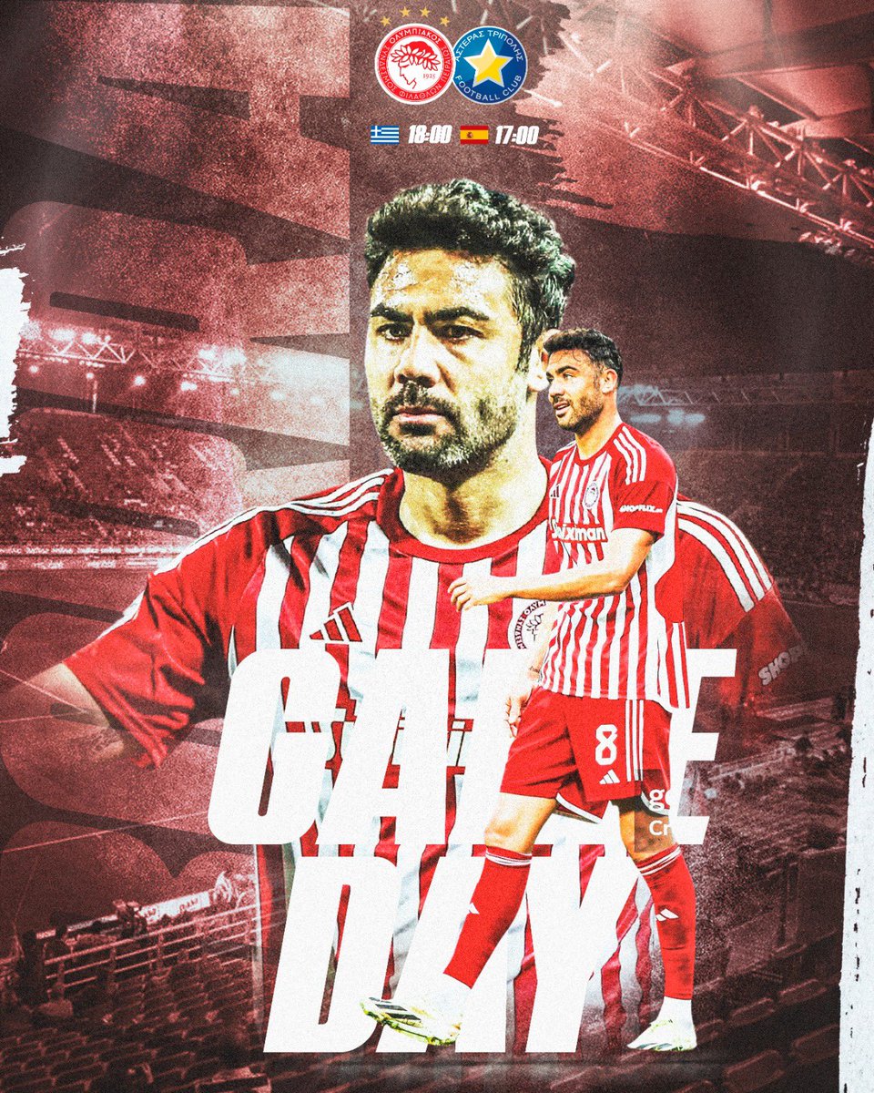 🔴⚪️ Match Day 🦁 @olympiacosfc @Super_League_GR #WeKeepOnDreaming