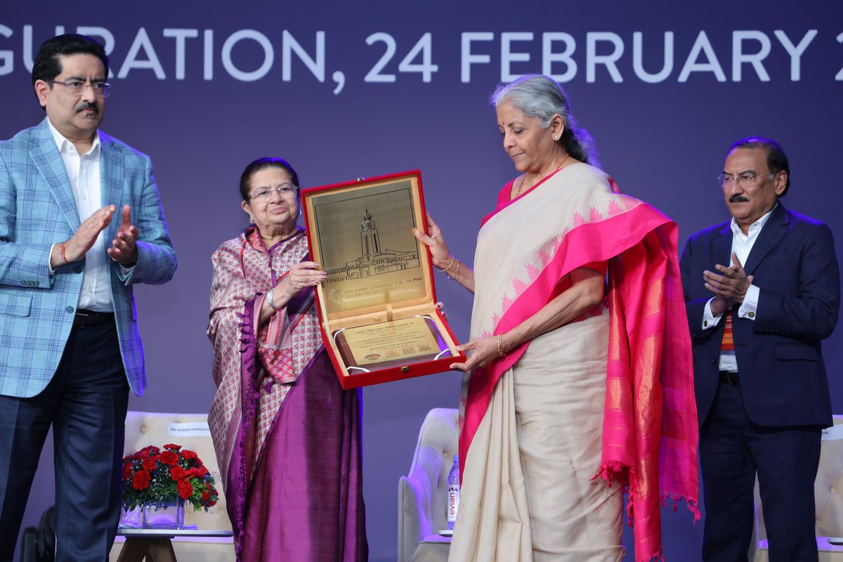 BITSDES's tweet photo. We proudly announce that the Finance Minister @nsitharaman inaugurated our campus in the Mumbai Metropolitan Region on 24-Feb. The event was hosted by Mr Kumar Mangalam Birla, our Chancellor. VC @ramgopal_rao, corporate leaders, faculty, students, and staff were present.
#launch https://t.co/H8QPCGWAZ6