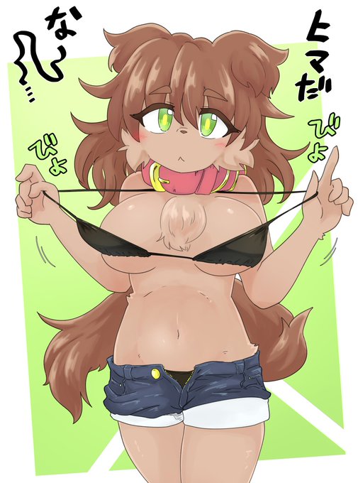 手持無沙汰に紐をびよびよするスフィール 