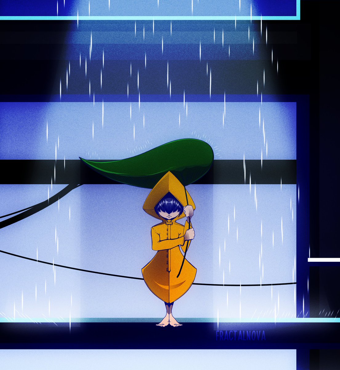 When it rains, you put on a coat.
#LittleNightmares