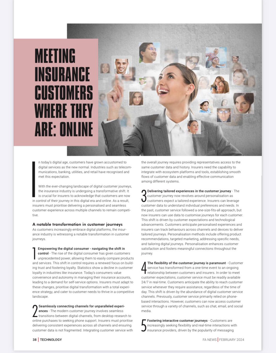 wimpiegc's tweet photo. My latest article in FAnews
#AddingtoLife #WiredtoCare #TrustedCX
https://t.co/Nn2OTkUmS5 https://t.co/w0tY8l9bio