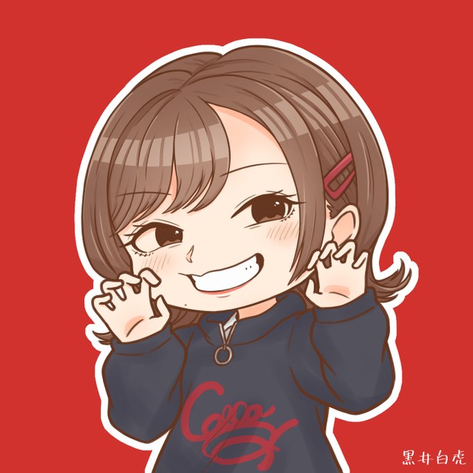 「bangs claw pose」 illustration images(Latest)