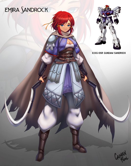 Emira Sandrock! ⚔️😘
#ガンダム #ガンダ娘 