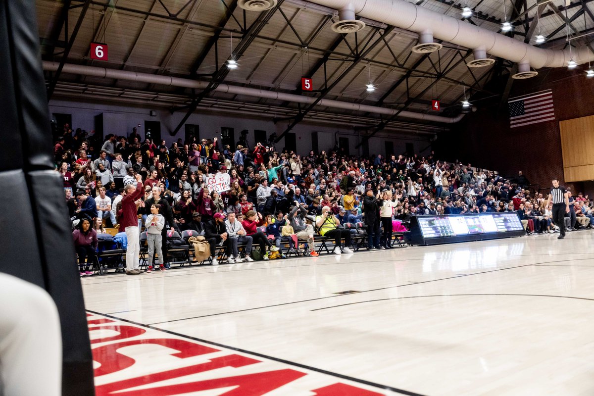 To Our Fans: Thank you for bringing such great energy to Lavietes Pavilion all season! ⚡️ We played in front of capacity crowds in five of our last six home games of the year thanks to you‼️ #GoCrimson #OneCrimson