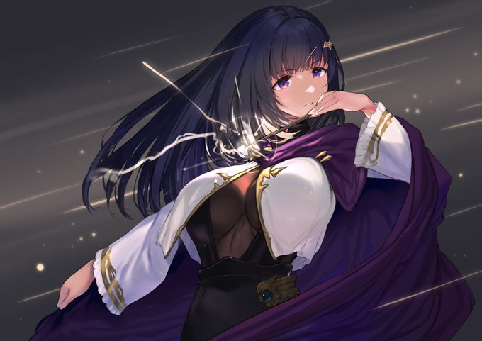 魔法使いさんを描きました 