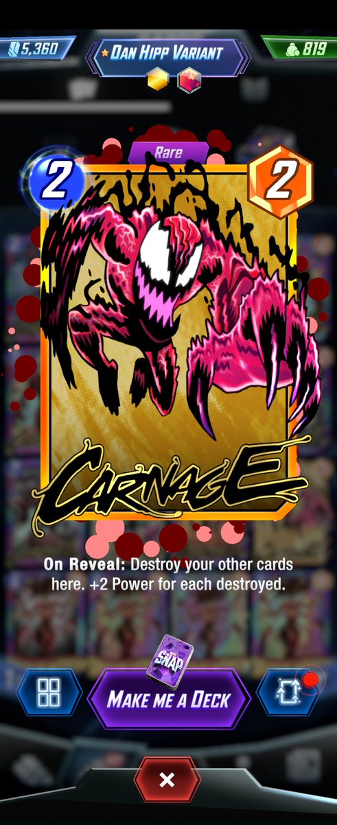 Cbwloog's tweet photo. @snapjudgecast @MarvelSnapZone @MARVELSNAP @den_CCG @MISTERHIPP @SnapVariants @SnapDecks https://t.co/SEGLtTnVby