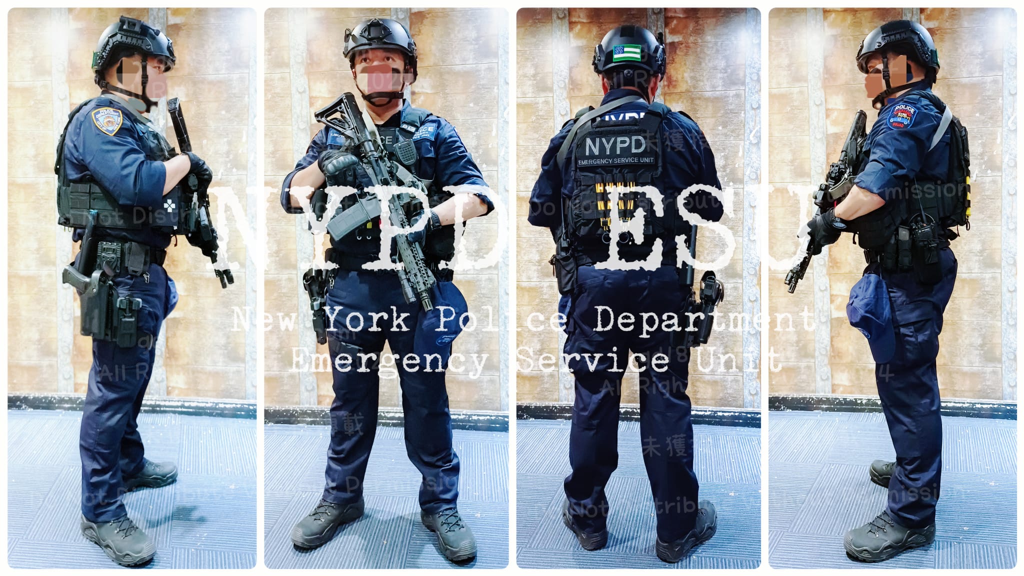 レプリカ【NYPD】ESU SWATチームBDU(S-R) 警察グッズ Replica 【NYPD】 ESU SWAT Team BDU (S-R) Police Goods